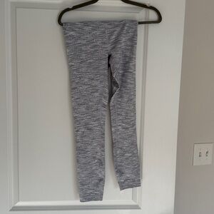 Lululemon Athletica Striped Gray Leggings